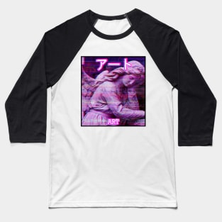 Vaporwave Statue Baseball T-Shirt